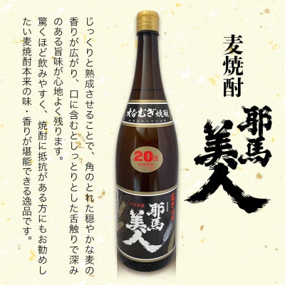 麦焼酎　耶馬美人20度　1,800ml×5　