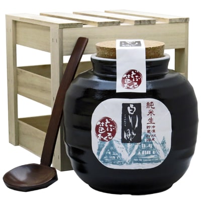 純米生白川郷どぶろく仕込み甕(かめ)詰め1.8L