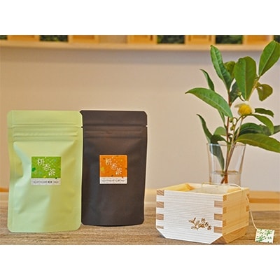 ヒノキの枡で楽しむ日本茶　「枡香茶(ますかちゃ)」