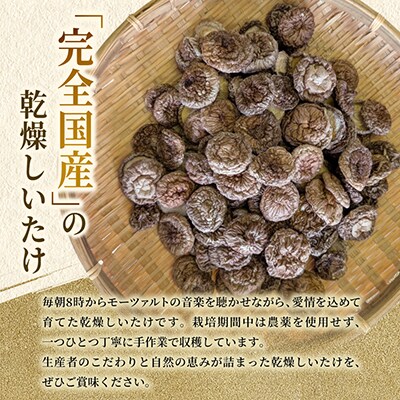 【訳あり】希少な国産乾燥しいたけ 丸型 計100g(20g×5袋)