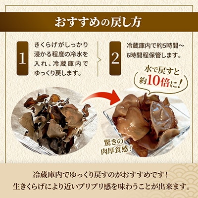 【訳あり】希少な国産乾燥きくらげ 100g(20g×5袋)