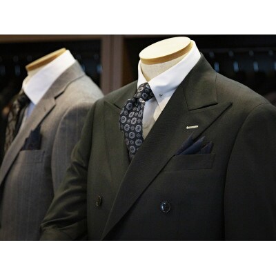 水の都・大垣産 高級服地　SUITO WOOL　使用オーダースーツ7着お仕立券　出張オーダーサービス