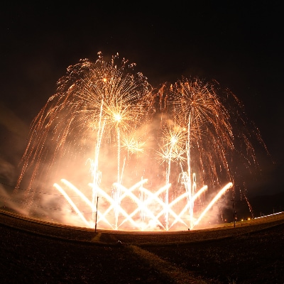 岐阜県大垣市で堪能するプライベート花火大会　75発(5～7分程度)