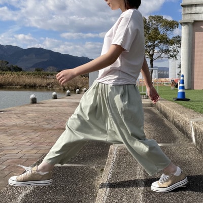 岐阜県大垣市【retricot-リトリコ-】サルエルパンツ　よもぎ(1号サイズ)