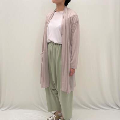 岐阜県大垣市【retricot-リトリコ-】フレアーフロントカーディガン　くり(2号サイズ)