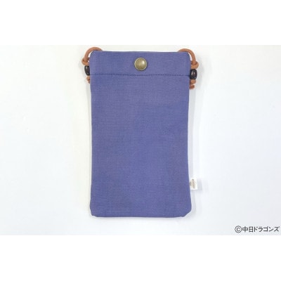 【中日ドラゴンズとのコラボアイテム】のこり染×ドアラスマホショルダー ブルーベリー