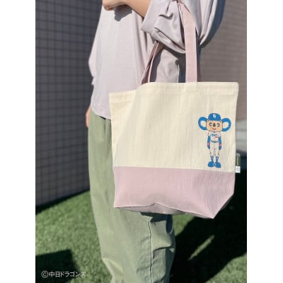 【中日ドラゴンズとのコラボアイテム】のこり染×ドアラトートバッグ(全身ドアラデザイン)あずき