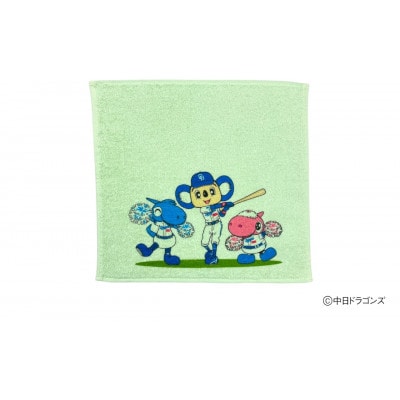 【中日ドラゴンズとのコラボアイテム】のこり染×ドアラミニタオル ほうれんそう
