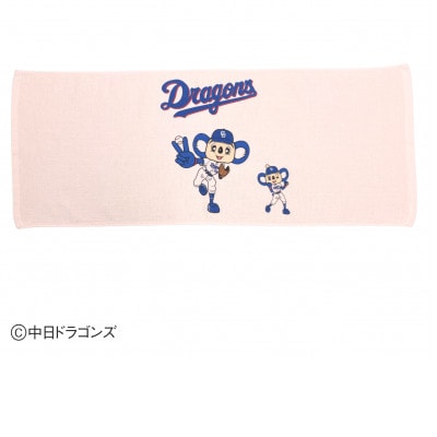 【中日ドラゴンズとのコラボアイテム】のこり染×ドアラフェイスタオル26 さくら