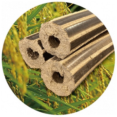 モミガライト もみ殻100%固形燃料 計10kg