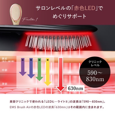 【ゴールド】WAVEWAVE EMS Brush Air クッションブラシ◆ウェイブウェイブ