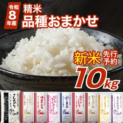 【 令和8年産 新米 】 品種おまかせ 10kg  精米  茨城県つくばみらい市産