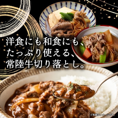 【常陸牛】切り落とし1kg 茨城県共通返礼品