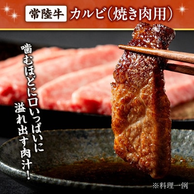 【常陸牛】焼肉用カルビ400g 茨城県共通返礼品