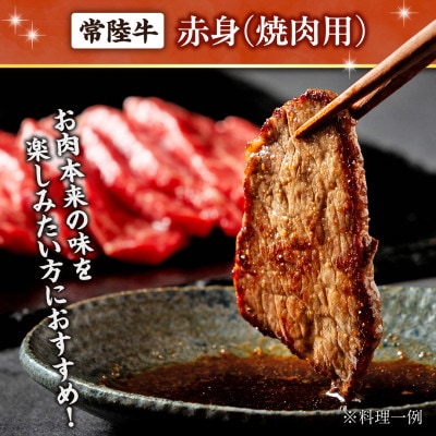 【常陸牛】赤身(焼き肉用)500g 茨城県共通返礼品