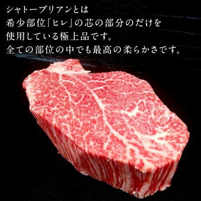 【常陸牛】シャトーブリアン計400g(200g×2枚) 茨城県共通返礼品