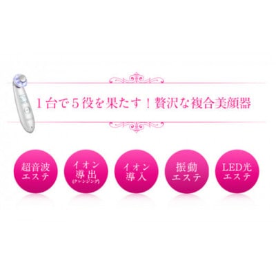 超音波 美顔器 【 NEW 美ルル クラッシィ 】 グロスゴールド