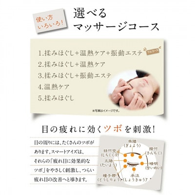【ギフト包装対応】アイマッサージャー【 美ルル スマートアイズ 】