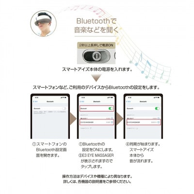 【ギフト包装対応】アイマッサージャー【 美ルル スマートアイズ 】