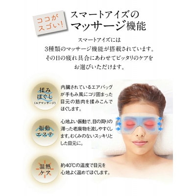 アイマッサージャー【 美ルル スマートアイズ 】