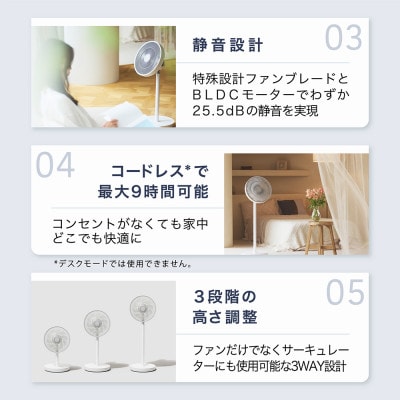 【LAViNO エアーループ ‐パッカブル ファン‐】  扇風機・サーキュレーター(空調家電)