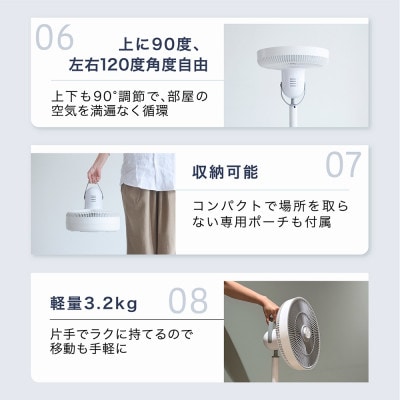 【LAViNO エアーループ ‐パッカブル ファン‐】  扇風機・サーキュレーター(空調家電)