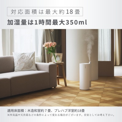 LAViNO(ラビーノ) エアリファイ ハイブリッド加湿器 ブラック