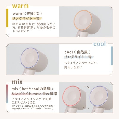 LINKA リンカ エアリー ブロウ ドライヤー 軽量 345g 静音 コンパクト