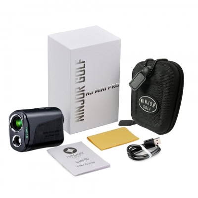 NINJOR GOLF　NJ MINI PRO LCD ブラック　小型ゴルフ距離計測器
