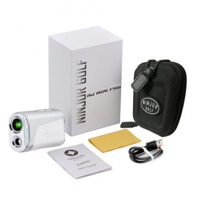 NINJOR GOLF　NJ MINI PRO LCD シルバー　小型ゴルフ距離計測器