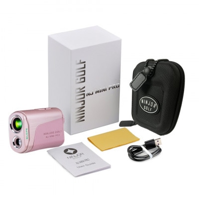 NINJOR GOLF　NJ MINI PRO LCD ピンク　小型ゴルフ距離計測器