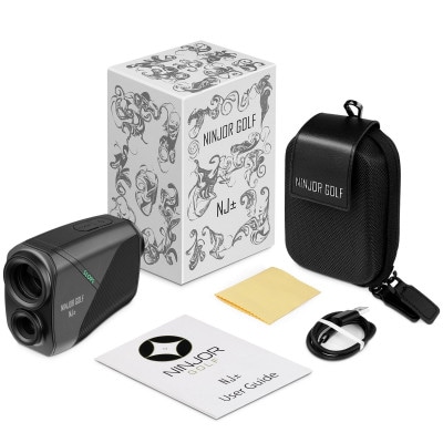NINJOR GOLF　NJ ± ブラック　小型ゴルフ距離計測器