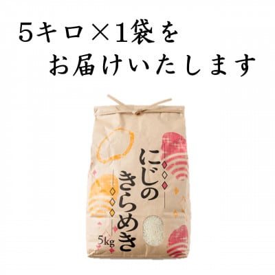 【さとふる限定】令和7年産 茨城県産 お米 にじのきらめき 5kg 精米