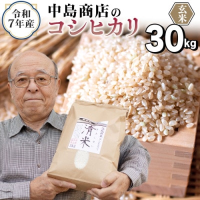 【玄米】令和7年産 茨城県産 お米 こしひかり 30kg