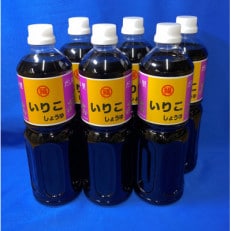 いりこだし醤油1.0L　6本　I-3