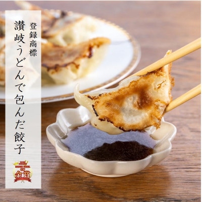 讃岐うどんで包んだ餃子　50個入り・特製タレつき