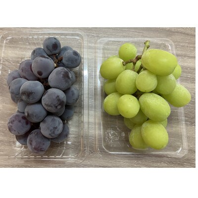 【満足セット】シャインマスカット+ピオーネ　パック食べ比べセット　約2.4kg以上(各3～5パック)