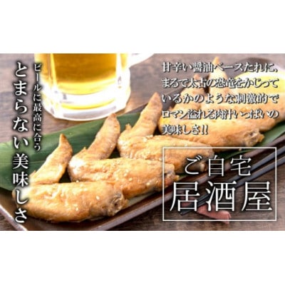 恐竜のスパイシー手羽先 5本入り×3パック オリジナルスパイス付