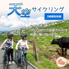クロスバイクで天空サイクリング　2時間利用券　1名様分