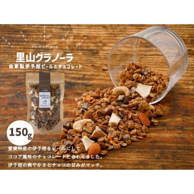 【先行予約】自家製伊予柑ピールとチョコレートのグラノーラ(オートミール)150g
