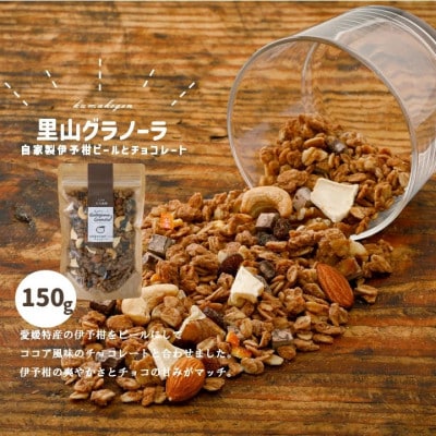 深煎りコーヒーとチョコレートのグラノーラ&自家製伊予柑ピールとチョコレートのグラノーラセット