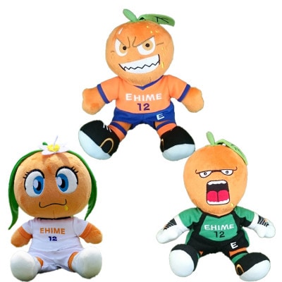 愛媛FCのぬいぐるみ三柑セット