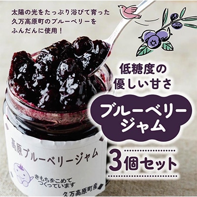 高原ブルーベリージャム3個入りセット