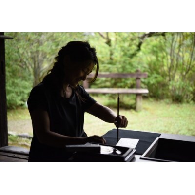 手書き命名書◎デザイン書道家 志音 SHIon　キャンバス大　3文字以上　初節句やお食い初めに