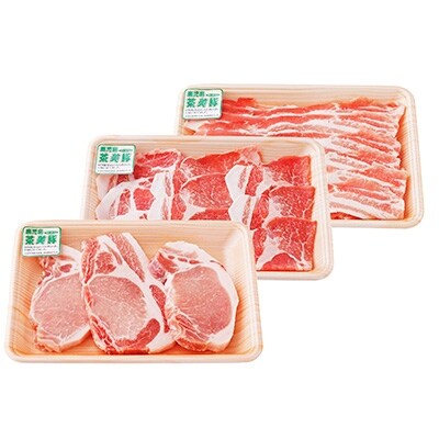 鹿児島県産茶美豚しゃぶしゃぶ・とんかつセット900g(L-501)