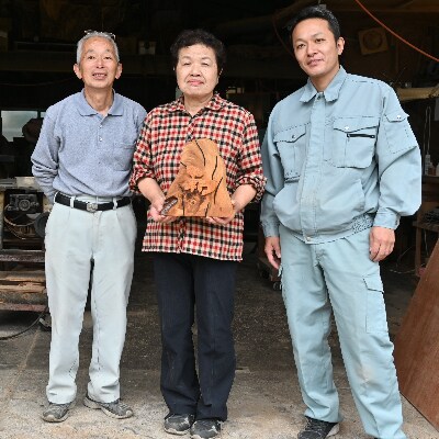 【屋久杉で創った】小物入れ3段(055-1050)