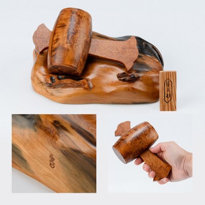 【屋久杉で創った】福を呼ぶ打ち出の小槌(大)(270-1062)