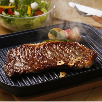 鹿児島黒牛サーロインステーキ&すきやき食べ比べセット1kg(055-1299)