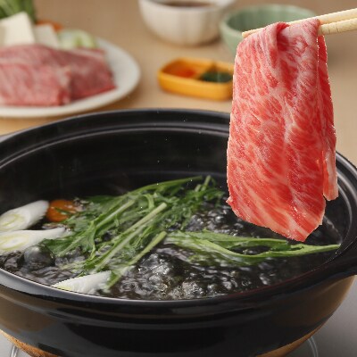 鹿児島黒牛サーロインステーキ&すきやき食べ比べセット1kg(055-1299)