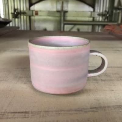 ココロの器をカタチに…ピンクデニムマグカップ(A-220)